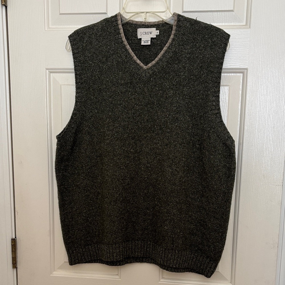 Vintage J Crew Wool Blend Sweater Vest